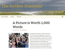 Tablet Screenshot of goldendinosaur.com